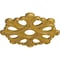 Ekena Millwork Angel Ceiling Medallion (Fits Canopies up to 4 3/8"), 20 7/8"OD x 3 5/8"ID x 1"P, Iridescent Gold CM20ANIGS - alternate 3
